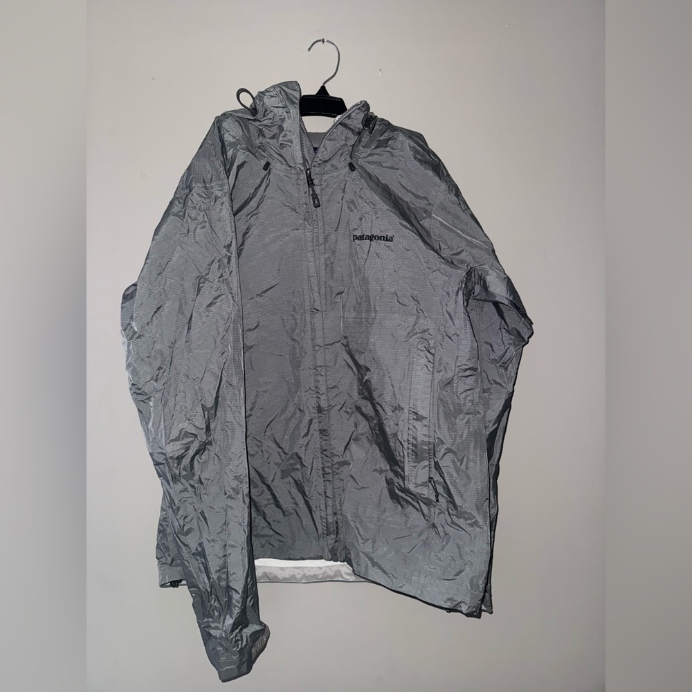 Patagonia Silver Hooded Rain Jacket